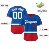 Custom Color Block Personalized Any Name Number V-Neck Pullover Baseball Jersey For Men/Women/Youth