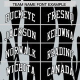Custom Black Silver Flame Pattern Authentic Pullover Baseball Jersey