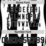 Custom White Black Flame Pattern Authentic Pullover Baseball Jersey
