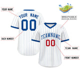 Custom Stripe Fashion Pullover Baseball Jersey Personalized Name Number