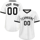 Custom Fashion Stripe Pullover Baseball Jersey Personalized Your Style
