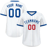 Custom Fashion Stripe Pullover Baseball Jersey Printed or Stitched Name for Men