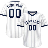 Custom Fashion Stripe Pullover Baseball Jersey Personalized Name Big Size