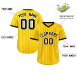 Custom Fashion Stripe Pullover Baseball Jersey Personalized Name/Number