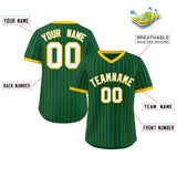 Custom Fashion Stripe Pullover Baseball Jersey Printed or Stitched Name for Men