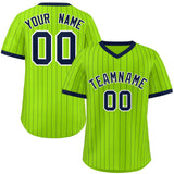 Custom Fashion Stripe Pullover Baseball Jersey Printed or Stitched Name for Adults
