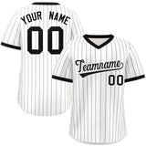 Custom Fashion Pullover Stripe Baseball Jersey Printed or Stitched Logo for Men