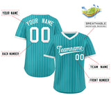 Custom Fashion Pullover Stripe Baseball Jersey Printed or Stitched Name Number