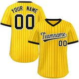 Custom Fashion Pullover Stripe Baseball Jersey Personalized Your Style for Men