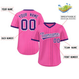 Custom Fashion Pullover Stripe Baseball Jersey Printed or Stitched Name Number
