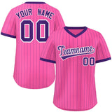 Custom Fashion Pullover Stripe Baseball Jersey Printed or Stitched Name Number