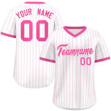 Custom Fashion Pullover Baseball Jersey Stripe Printed or Stitched Name for Adults