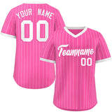 Custom Fashion Pullover Baseball Jersey Stripe Personalized Your Style