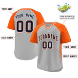 Custom Raglan Sleeves Baseball Jersey Side Spot V-Neck Pullover Personalized Name/Number Baseball Jersey