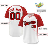Custom Raglan Sleeves Baseball Jersey Side Spot Pullover Add Name/Number Team Sportswear