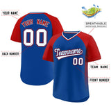 Custom Raglan Sleeves Baseball Jersey Side Spot Pullover Add Name/Number Team Sportswear