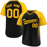 Custom Raglan Sleeves Baseball Jersey Side Spot Pullover Add Name/Number Team Sportswear