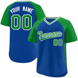 Custom Raglan Sleeves Baseball Jersey Side Spot Pullover Add Name/Number Team Sportswear