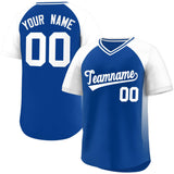 Custom Raglan Sleeves Baseball Jersey Side Spot Pullover Add Name/Number Team Sportswear