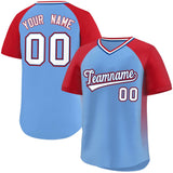 Custom Raglan Sleeves Baseball Jersey Side Spot Pullover Add Name/Number Team Sportswear