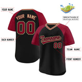 Custom Raglan Sleeves Baseball Jersey Side Spot Pullover Add Name/Number Training Uniform