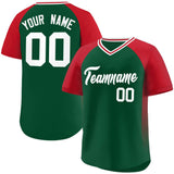 Custom Raglan Sleeves Baseball Jersey Side Spot Pullover Design Letters/Number Hip Pop Shirt