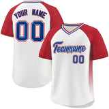 Custom Raglan Sleeves Baseball Jersey Side Spot Pullover Design Letters/Number Hip Pop Shirt