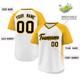 Custom Raglan Sleeves Baseball Jersey Side Spot Pullover Design Letters/Number Hip Pop Shirt