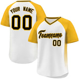 Custom Raglan Sleeves Baseball Jersey Side Spot Pullover Design Letters/Number Hip Pop Shirt