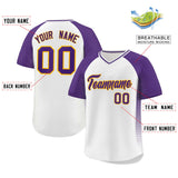 Custom Raglan Sleeves Baseball Jersey Side Spot Pullover Design Letters/Number Hip Pop Shirt