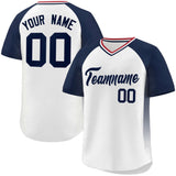 Custom Raglan Sleeves Baseball Jersey Side Spot Pullover Design Letters/Number Hip Pop Shirt