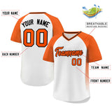 Custom Raglan Sleeves Baseball Jersey Side Spot Pullover Design Letters/Number Hip Pop Shirt
