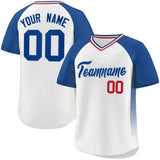 Custom Raglan Sleeves Baseball Jersey Side Spot Pullover Design Letters/Number Hip Pop Shirt