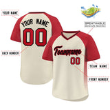Custom Raglan Sleeves Baseball Jersey Side Spot Pullover Design Letters/Number Hip Pop Shirt