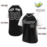 Custom Raglan Sleeves Baseball Jersey Side Spot Pullover Design Letters/Number Hip Pop Shirt