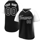 Custom Raglan Sleeves Baseball Jersey Side Spot Pullover Design Letters/Number Hip Pop Shirt