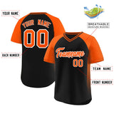 Custom Raglan Sleeves Baseball Jersey Side Spot Pullover Design Letters/Number Hip Pop Shirt