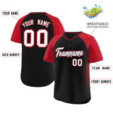 Custom Raglan Sleeves Baseball Jersey Side Spot Pullover Personalized Stitched Text Logo Sport Shirt