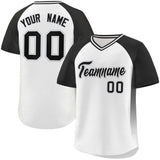 Custom Raglan Sleeves Baseball Jersey Side Spot Pullover Personalized Stitched Text Logo Sport Outfit