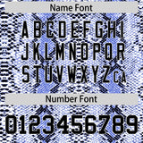 Custom Royal Snakeskin Pattern Authentic Sleeveless Baseball Jersey