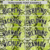 Custom Black Snakeskin Pattern Authentic Sleeveless Baseball Jersey