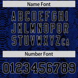 Custom Orange Snakeskin Pattern Authentic Sleeveless Baseball Jersey