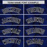 Custom Orange Snakeskin Pattern Authentic Sleeveless Baseball Jersey