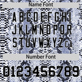 Custom Navy Snakeskin Pattern Authentic Sleeveless Baseball Jersey