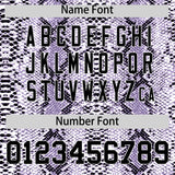 Custom Purple Snakeskin Pattern Authentic Sleeveless Baseball Jersey