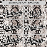 Custom Brown Snakeskin Pattern Authentic Sleeveless Baseball Jersey