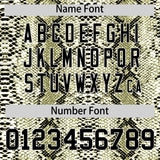 Custom Cream Snakeskin Pattern Authentic Sleeveless Baseball Jersey