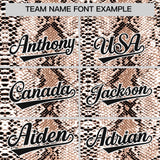 Custom Crimson Snakeskin Pattern Authentic Sleeveless Baseball Jersey