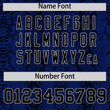 Custom Orange Snakeskin Pattern Authentic Sleeveless Baseball Jersey