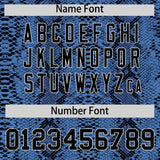 Custom Black Snakeskin Pattern Authentic Sleeveless Baseball Jersey